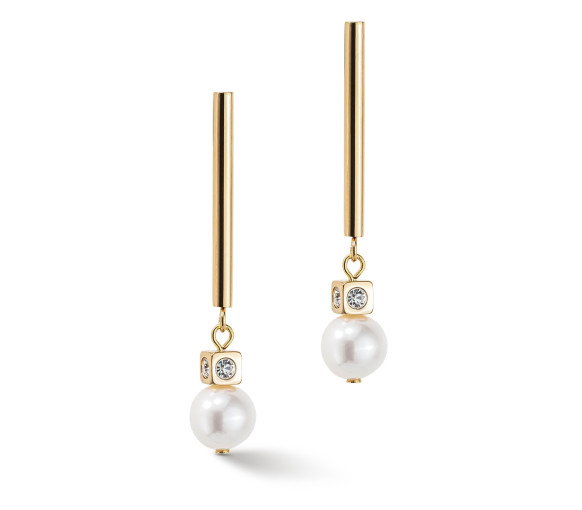 Luxoia - Coeur de Lion Asymmetry Freshwater Pearls Ohrstecker - 1102/21-1416