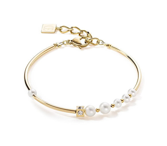 Luxoia - Coeur de Lion Asymmetry Freshwater Pearls Armband - 1102/30-1416