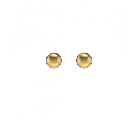 Luxoia - Studex Sensitive Ohrstecker Kugel Gold