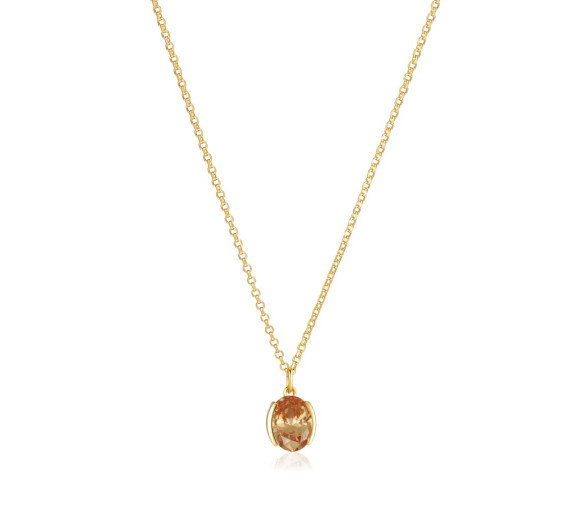 Luxoia - Sif Jakobs Ellisse Carezza Halskette - SJ-N2353-CHCZ-YG