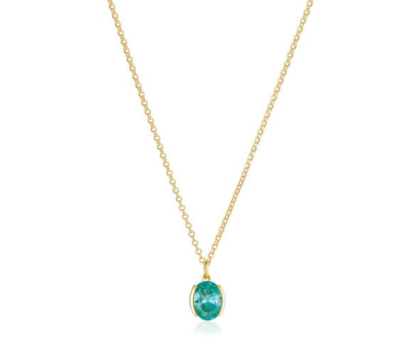 Luxoia - Sif Jakobs Ellisse Carezza Halskette - SJ-N2353-TQCZ-YG