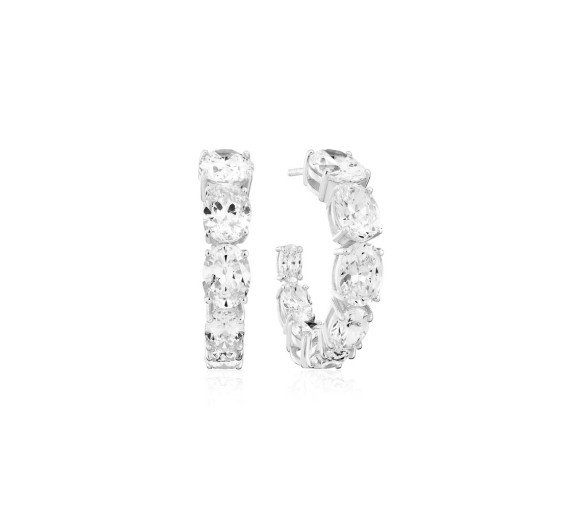 Luxoia - Sif Jakobs Ellisse Grande Creolen - SJ-E2330-CZ