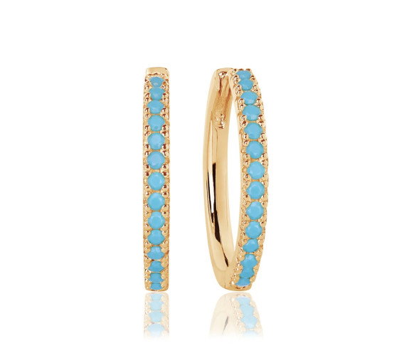 Luxoia - Sif Jakobs Ellera Grande Ohrringe - SJ-E2869-TQ-YG