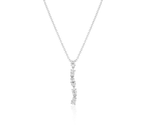 Luxoia - Sif Jakobs Ellera Ovale Lungo Halskette - SJ-N2421-CZ