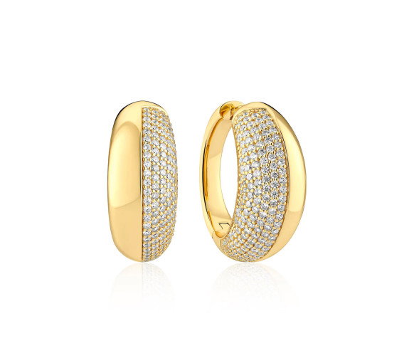 Luxoia - Sif Jakobs Fasano Grande Ohrringe - SJ-E2488-CZ-YG