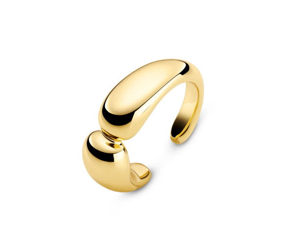 Luxoia - Sif Jakobs Goccia Pianura Piccolo Ohrklemme - SJ-E2583-YG