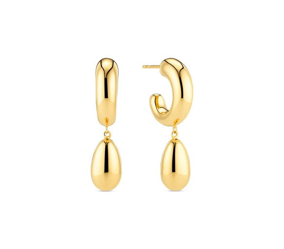 Luxoia - Sif Jakobs Goccia Pendolo Pianura Ohrringe - SJ-E2587-YG