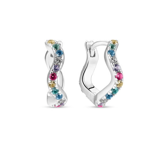 Luxoia - Sif Jakobs Ellera Waves Medio Ohrringe - SJ-E3859-XCZ