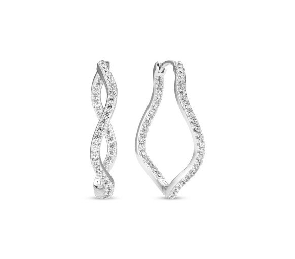 Luxoia - Sif Jakobs Ellera Waves X-Grande Ohrringe - SJ-E3879-CZ