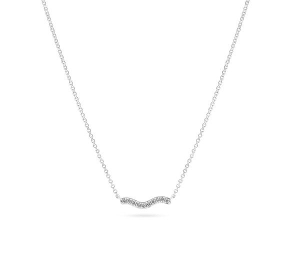 Luxoia - Sif Jakobs Ellera Waves Halskette - SJ-N3859-CZ