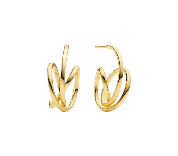 Luxoia - Sif Jakobs Spirale Pianura Piccolo Ohrringe - SJ-E2590-YG