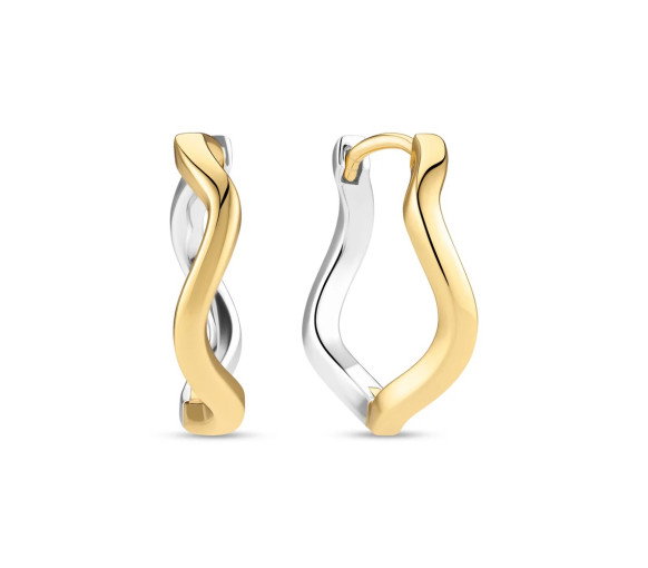 Luxoia - Sif Jakobs Ellera Waves Pianura Grande Ohrringe - SJ-E3869-2YG