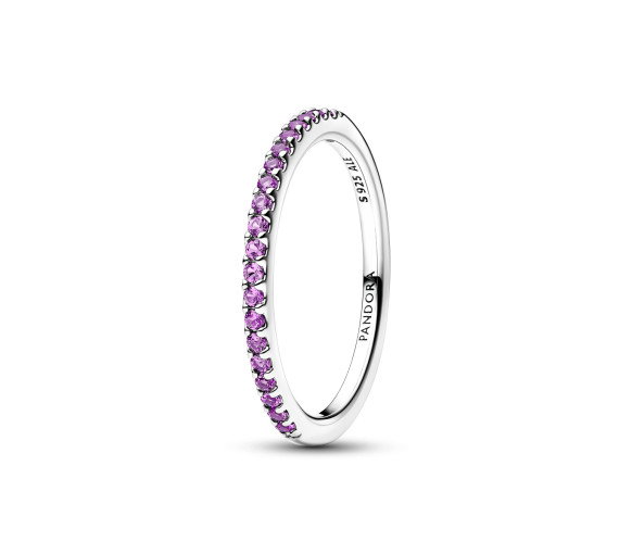 Luxoia - Pandora Sparkling Purple Half Eternity Band Ring - 192999C04