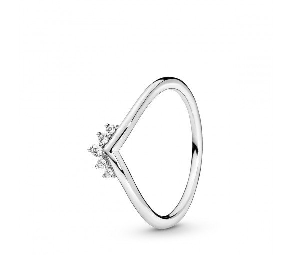 Luxoia - Pandora Tiara Wishbone Ring - 198282CZ