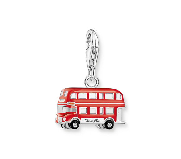 Luxoia - Thomas Sabo Charm-Anhänger roter London Bus Silber - 2119-007-10