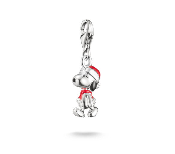 Luxoia - Thomas Sabo Charm-Anhänger Snoopy & Herz PEANUTS Original Silber - 2227-664-10