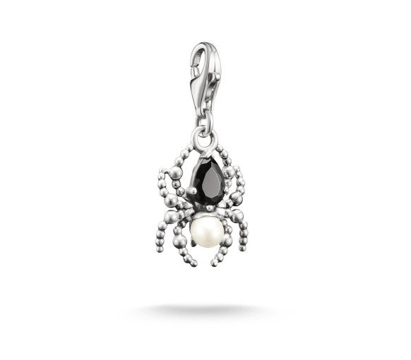 Luxoia - Thomas Sabo Charm-Anhänger True Romance Spinne Perle Original Silber - 2230-167-7