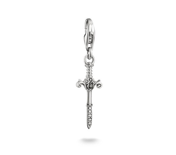 Luxoia - Thomas Sabo Charm-Anhänger True Romance Schwert Zirkonia Original Silber - 2231-643-11
