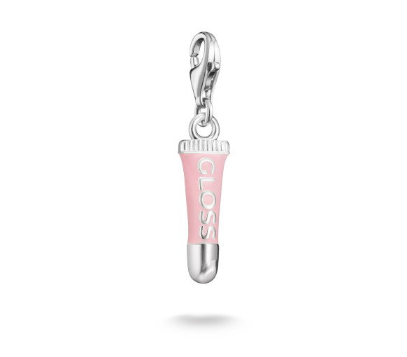 Luxoia - Thomas Sabo Charm-Anhänger Pink Lipgloss Original Silber - 2240-007-9