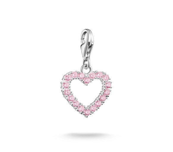 Luxoia - Thomas Sabo Charm-Anhänger Pink Heart Original Silber - 2241-051-9