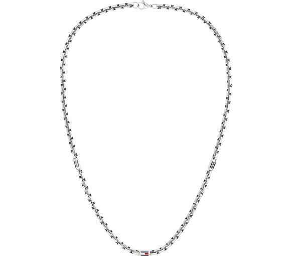 Luxoia - Tommy Hilfiger 3D Flag Metal Halskette - 2790672