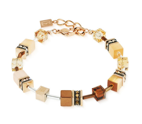 Luxoia - Coeur de Lion GeoCube Iconic Mocha Mousse Armband - 2838/30-1100