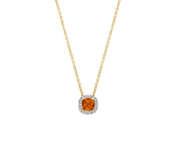 Luxoia - Blush Diamonds Halskette 14k Gelbgold - 3607YDC