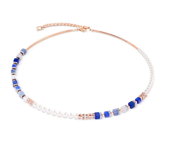 Luxoia - Coeur de Lion Precious Fusion Offset Halskette - 4354/10-0759