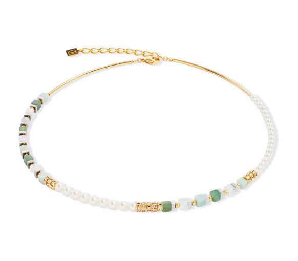 Luxoia - Coeur de Lion Precious Fusion Offset Halskette - 4354/10-0500