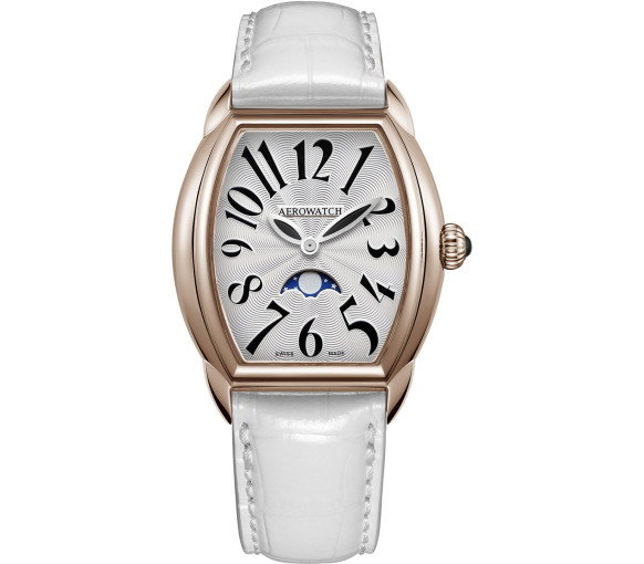 Luxoia - Aerowatch Streamline Mondphase Quarz - A 43958 RO11