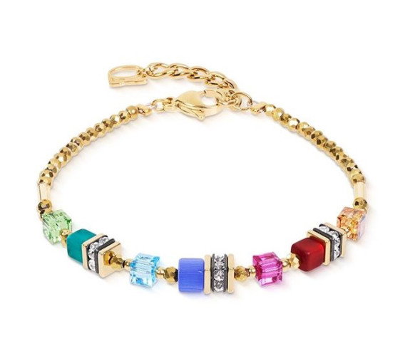 Luxoia - Coeur de Lion Mini Cubes Armband - 4565/30-1516