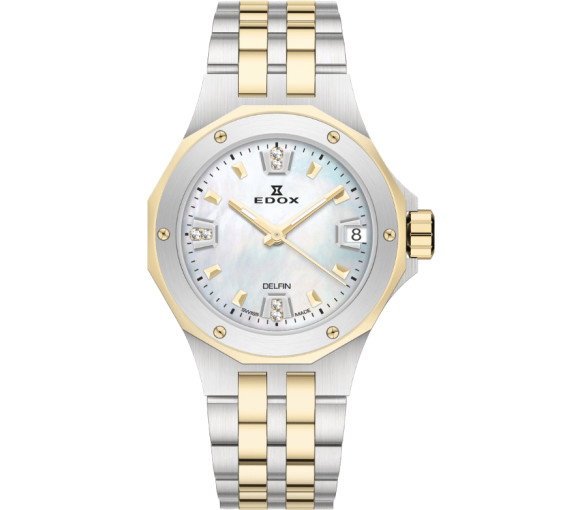 Luxoia - Edox Delfin Diver Date Lady - 53100 357JM NADND