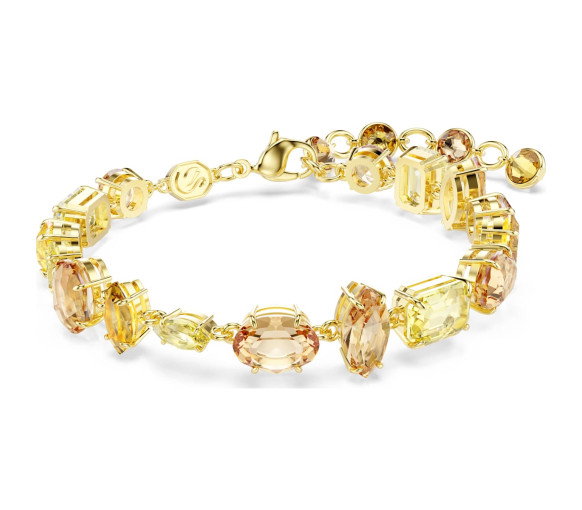 Luxoia - Swarovski Gema Bracelet Mixed cuts Yellow Gold tone plate - 5718072