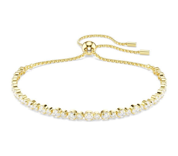 Luxoia - Swarovski Matrix Tennis Bracelet Mixed round cuts White Gold-tone plated - 5730709