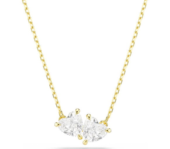 Luxoia - Swarovski Mesmera Attract Necklace Heart White Gold-tone plated - 5733475