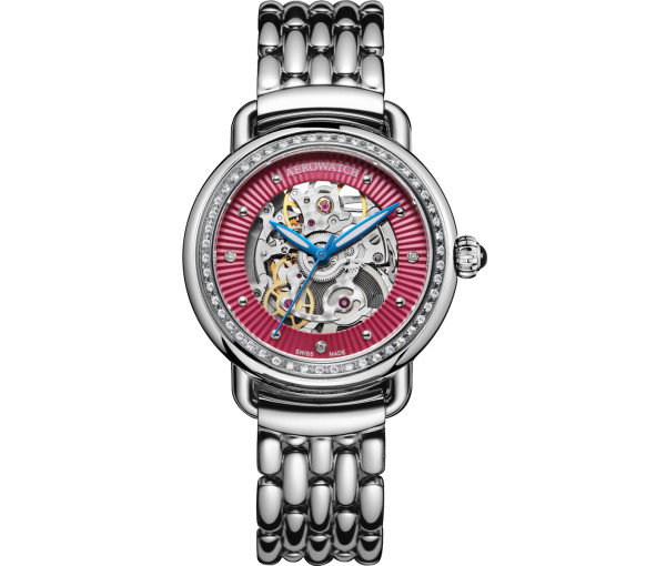 Luxoia - Aerowatch 1942 Lady Automatic Skeleton - A 60960 AA21 DIA M