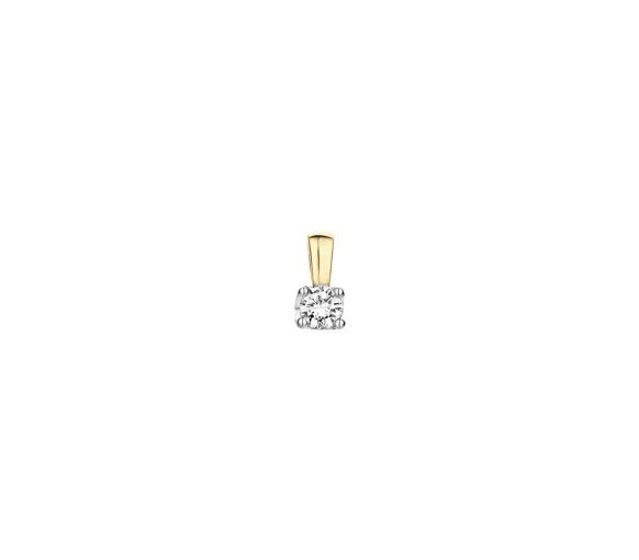 Luxoia - Blush Diamonds Anhänger 14k Gelbgold und Weissgiold - 6601BDI