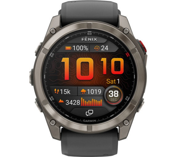 Luxoia - Garmin Fenix 8 Pro Amoled Sapphire Titanium Black (51 mm) - 010-03199-11