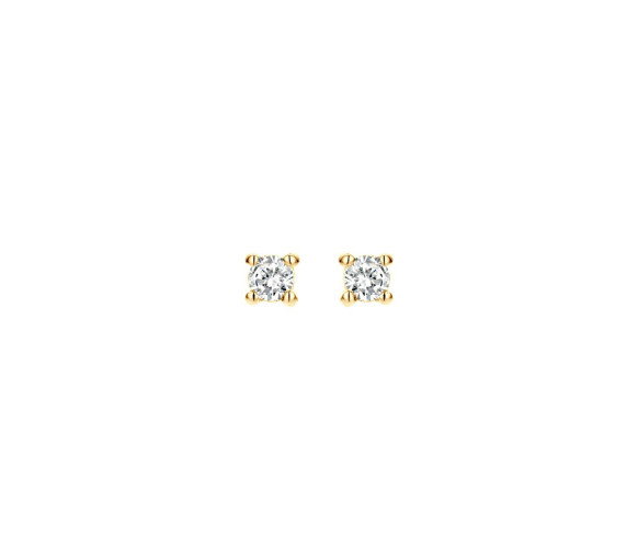Luxoia - Blush Diamonds Ohrstecker 14k Gelbgold - 7601YDI