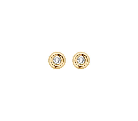 Luxoia - Blush Diamonds Ohrstecker 14k Gelbgold - 7628YDI