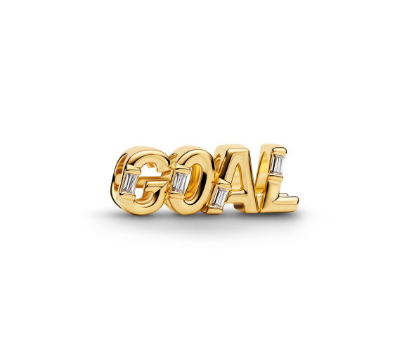 Luxoia - Pandora Goal Script Charm - 764709C01