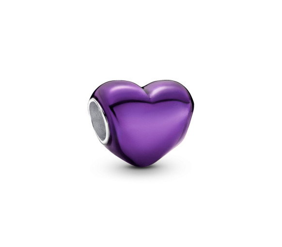 Luxoia - Pandora Violettes Metallic Herz Charm - 793337C01