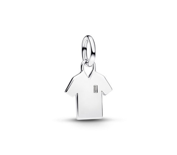 Luxoia - Pandora Engravable Soccer Shirt Dangle Charm - 794708C01