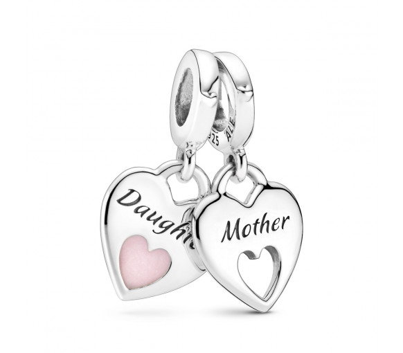 Luxoia - Pandora Mother and Daughter Hearts Charm - 799187C01