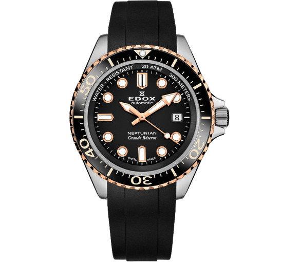 Luxoia - Edox Neptunian Grande Réserve Date Automatic - 80801 3NRCA NIR