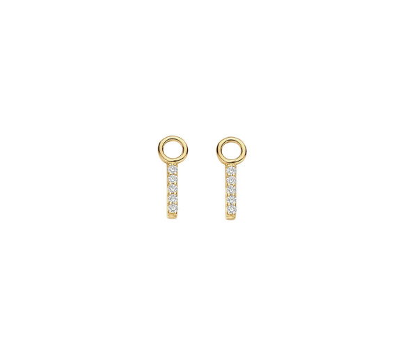 Luxoia - Blush Ohr Charms 14k Gelbgold - 9094YZI