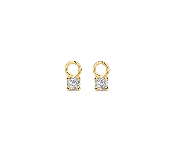 Luxoia - Blush Ohr Charms 14k Gelbgold - 9097YZI
