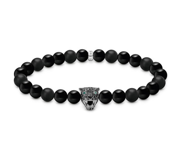 Luxoia - Thomas Sabo Bead Armband Black Cat Silber - A2192-705-11