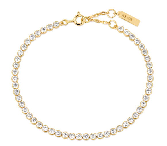 Luxoia - Ania Haie Gold Row Bezel Set Armband - B058-06G