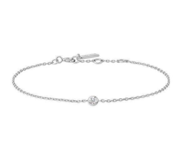 Luxoia - Ania Haie Silver Sparkle Bezel Armband - B062-01H